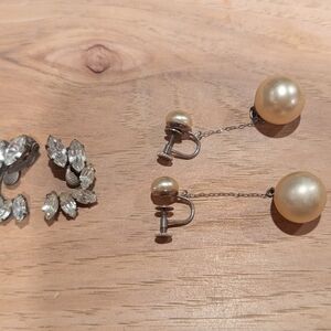 Elegant Silver and Gold Women's Earrings Set